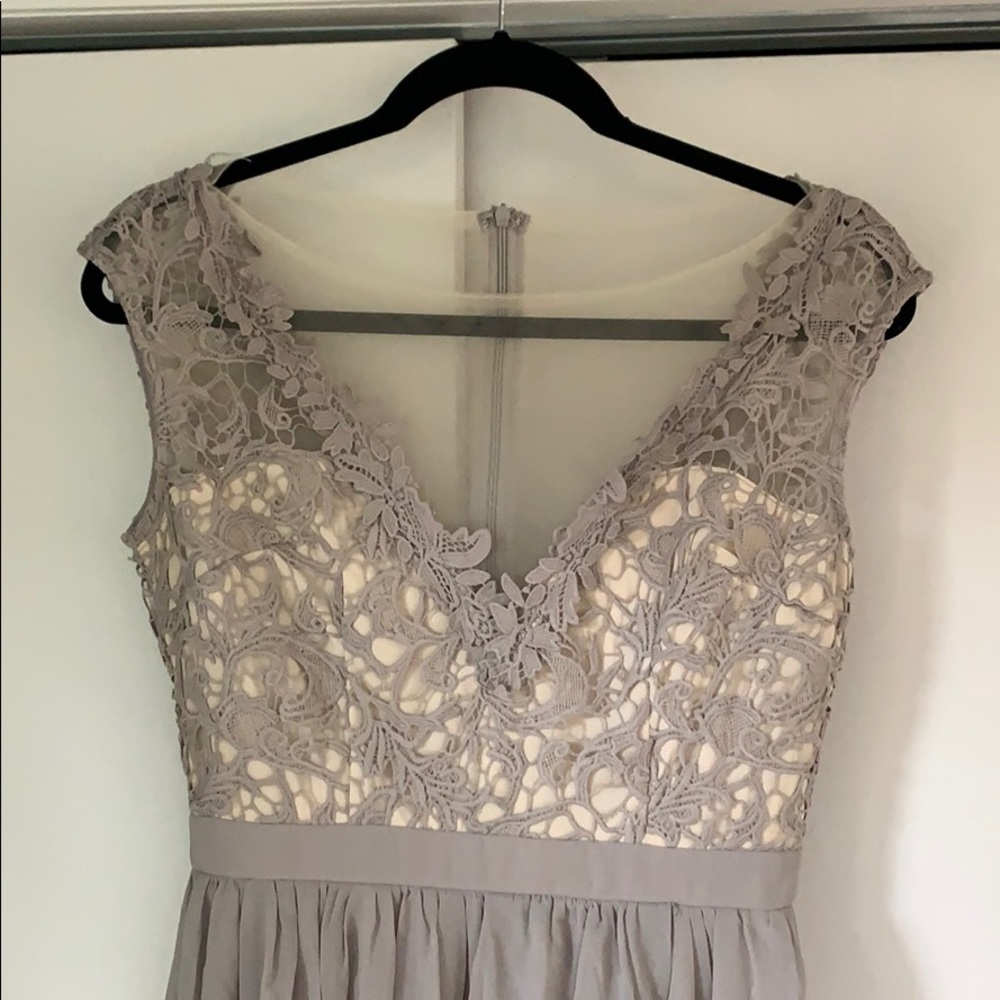 Gray maxi dress